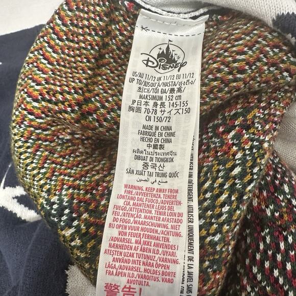 Disney Sweater Kids 11/12 Mickey Mouse Donald Goofy Pluto Christmas Holiday - Picture 9 of 11